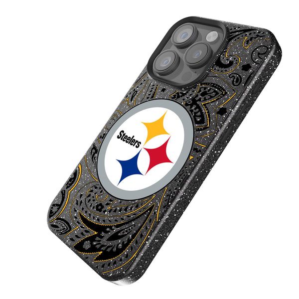 Pittsburgh Steelers Paisley iPhone Bling Phone Case Iso.Jpg