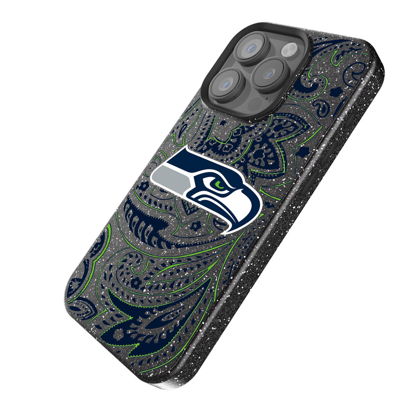 Seattle Seahawks Paisley iPhone Bling Phone Case Iso.Jpg