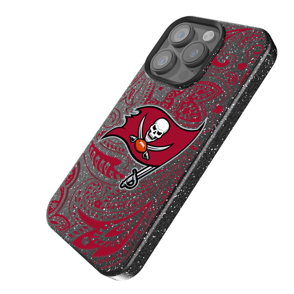 Tampa Bay Buccaneers Paisley iPhone Bling Phone Case Iso.Jpg