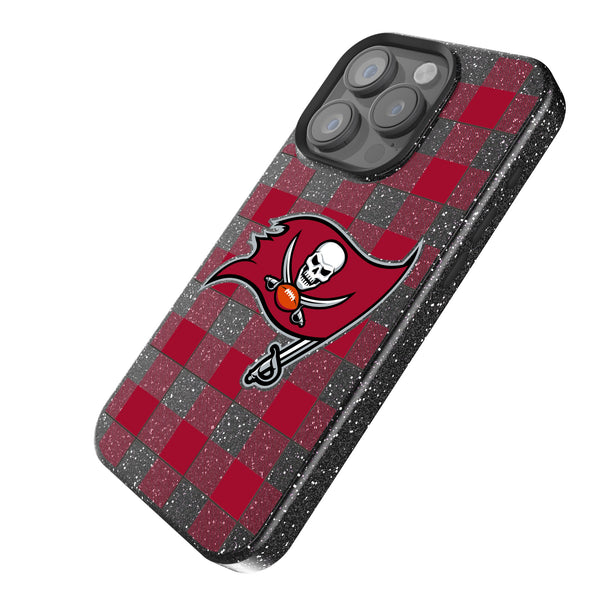 Tampa Bay Buccaneers Plaid iPhone Bling Phone Case Iso.Jpg