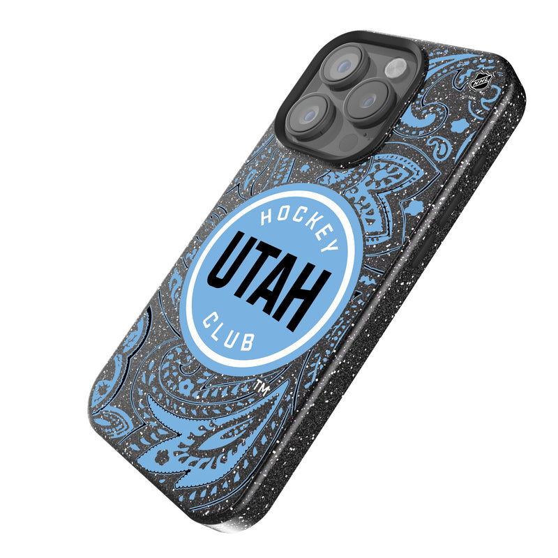 Utah Hockey Club Paisley iPhone Bling Phone Case Iso.Jpg