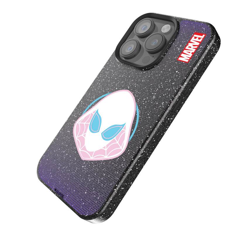 Marvel Spider-Gwen Grid iPhone Bling Phone Case Iso.Jpg