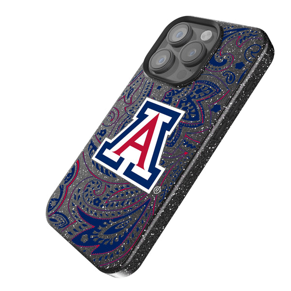 University of Arizona Wildcats Paisley iPhone Bling Phone Case Iso.Jpg