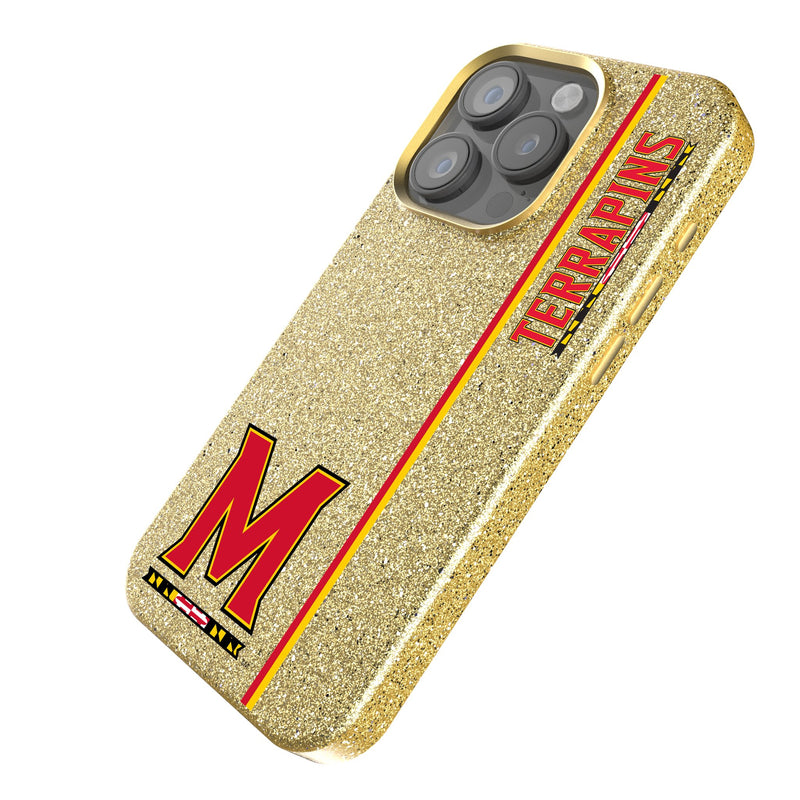 University of Maryland Terrapins Sidebar iPhone Bling Phone Case Iso.Jpg