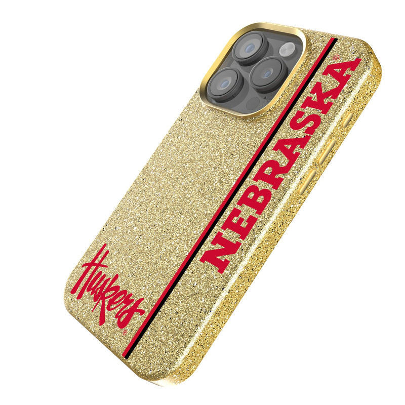 University of Nebraska Huskers Sidebar iPhone Bling Phone Case Iso.Jpg