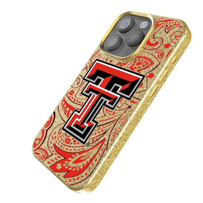 Texas Tech Red Raiders Paisley iPhone Bling Phone Case Iso.Jpg