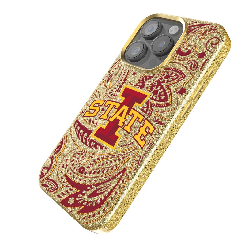 Iowa State University Cyclones Paisley iPhone Bling Phone Case Iso.Jpg