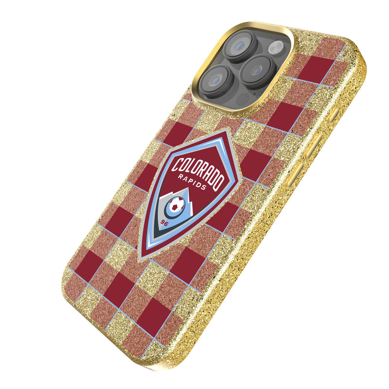 Colorado Rapids  Plaid iPhone Bling Phone Case Iso.Jpg