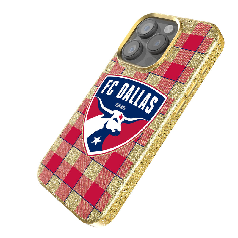 FC Dallas  Plaid iPhone Bling Phone Case Iso.Jpg