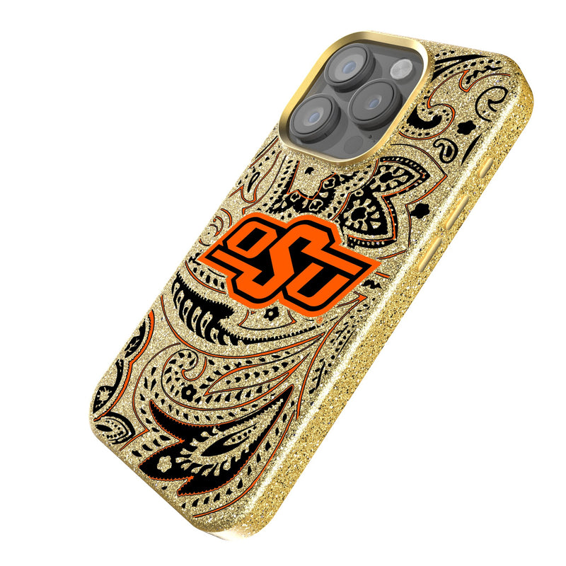 Oklahoma State University Cowboys Paisley iPhone Bling Phone Case Iso.Jpg