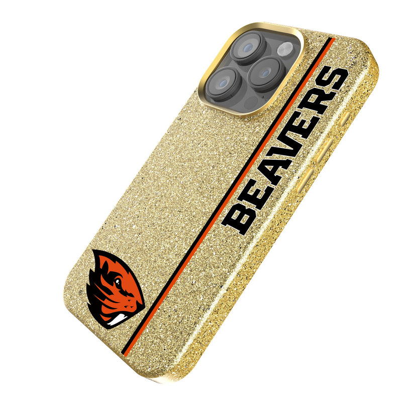 Oregon State University Beavers Sidebar iPhone Bling Phone Case Iso.Jpg