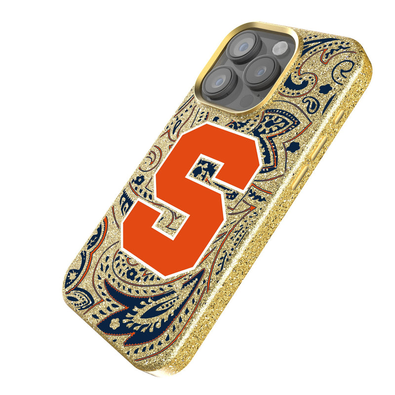 Syracuse University Orange Paisley iPhone Bling Phone Case Iso.Jpg