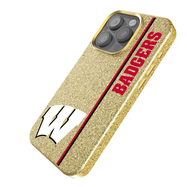 University of Wisconsin Badgers Sidebar iPhone Bling Phone Case Iso.Jpg