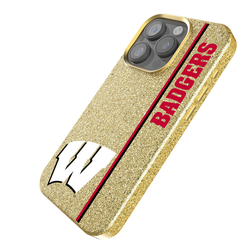 University of Wisconsin Badgers Sidebar iPhone Bling Phone Case Iso.Jpg