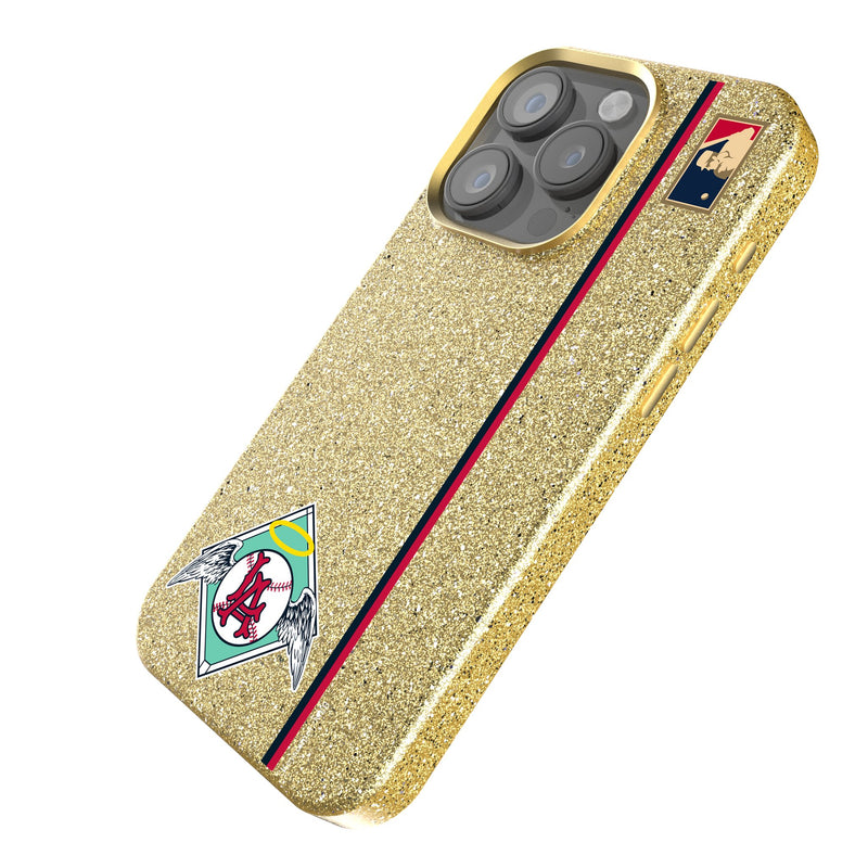 LA Angels 1961-1965 - Cooperstown Collection Sidebar iPhone Bling Phone Case Iso.Jpg