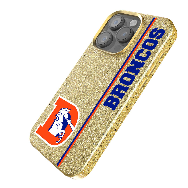 Denver Broncos 1993-1996 Historic Collection Sidebar iPhone Bling Phone Case Iso.Jpg