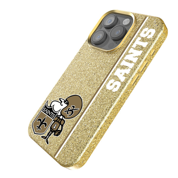 New Orleans Saints Historic Collection Sidebar iPhone Bling Phone Case Iso.Jpg