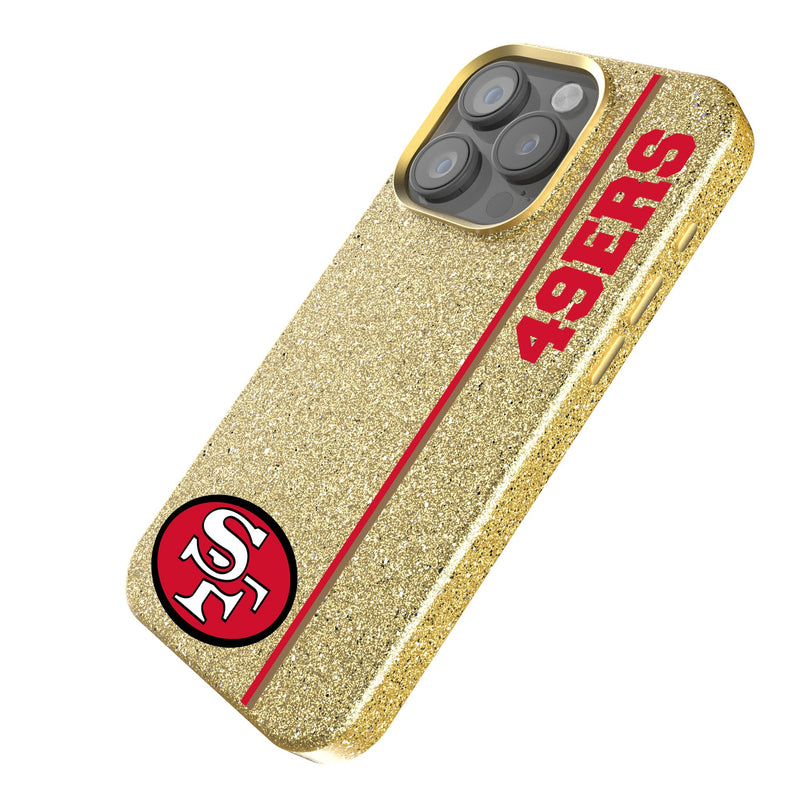 San Francisco 49ers Historic Collection Sidebar iPhone Bling Phone Case Iso.Jpg