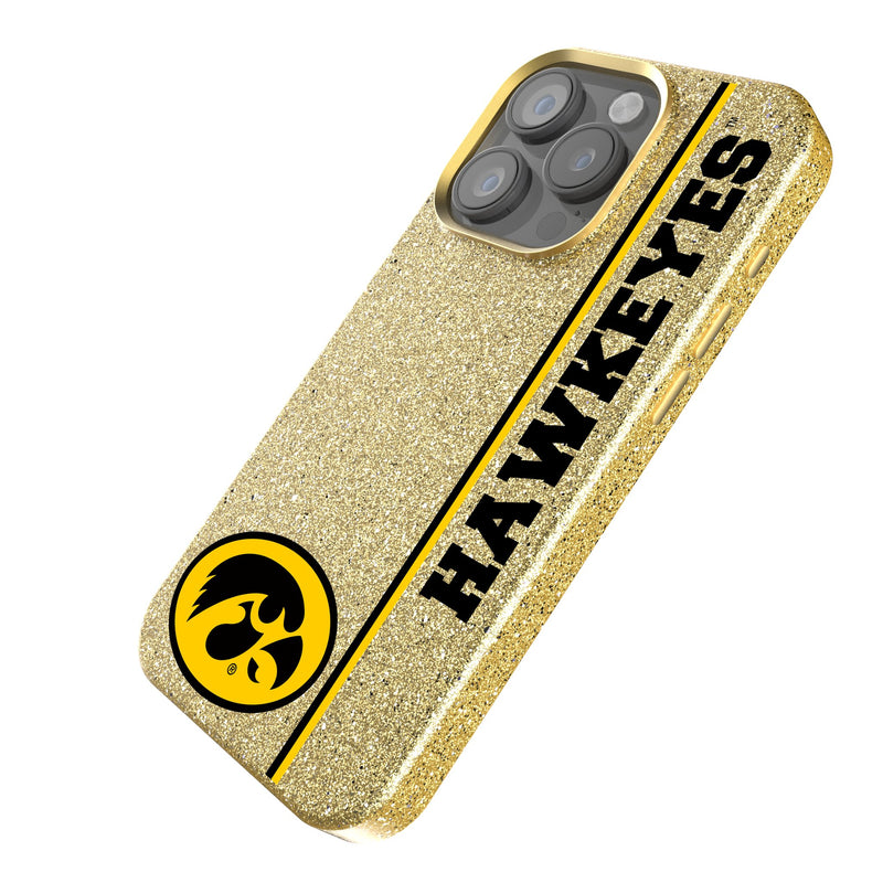 University of Iowa Hawkeyes Sidebar iPhone Bling Phone Case Iso.Jpg