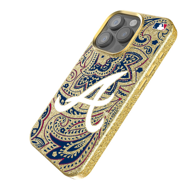 Atlanta Braves Paisley iPhone Bling Phone Case Iso.Jpg