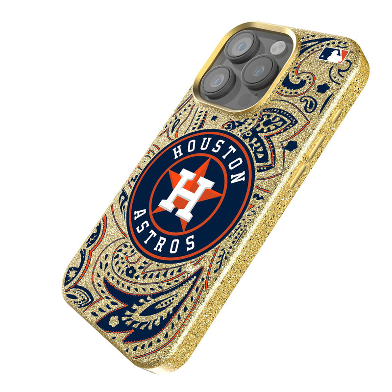 Houston Astros Paisley iPhone Bling Phone Case Iso.Jpg