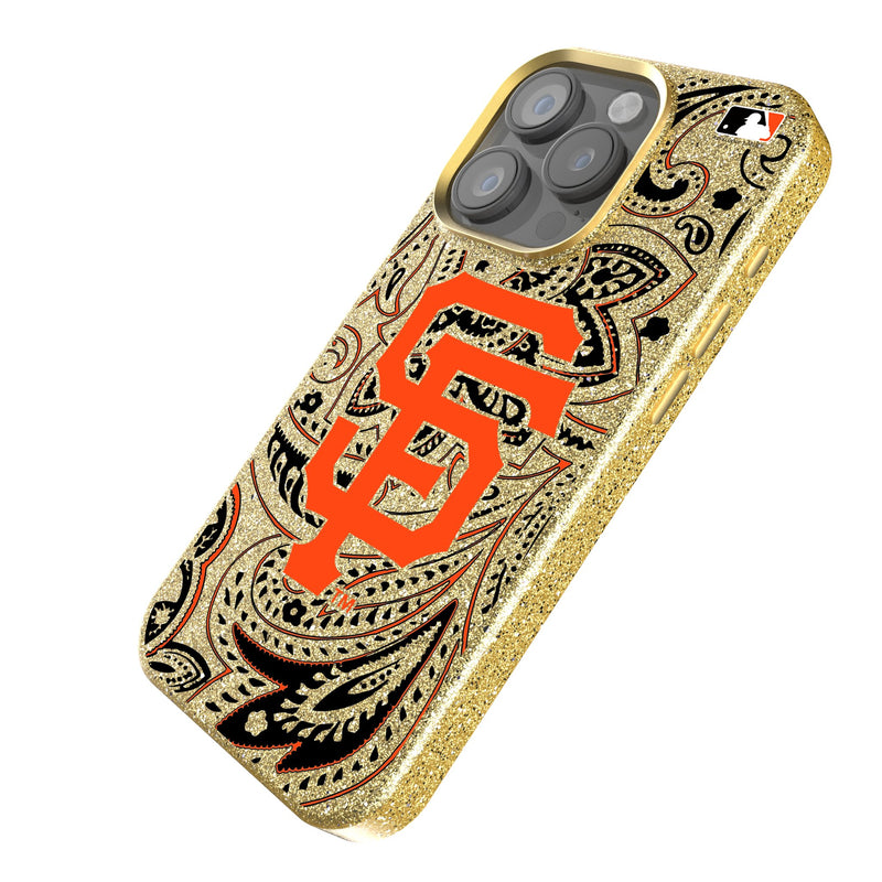 San Francisco Giants Paisley iPhone Bling Phone Case Iso.Jpg