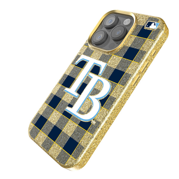 Tampa Bay Rays Plaid iPhone Bling Phone Case Iso.Jpg