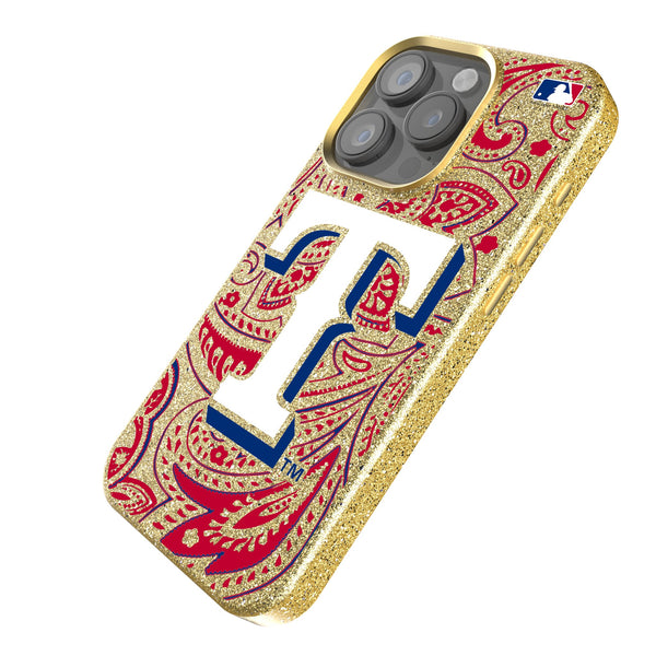 Texas Rangers Paisley iPhone Bling Phone Case Iso.Jpg