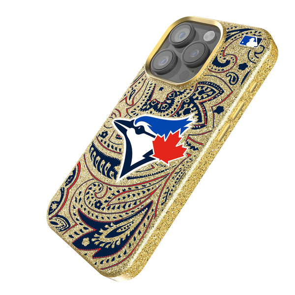 Toronto Blue Jays Paisley iPhone Bling Phone Case Iso.Jpg