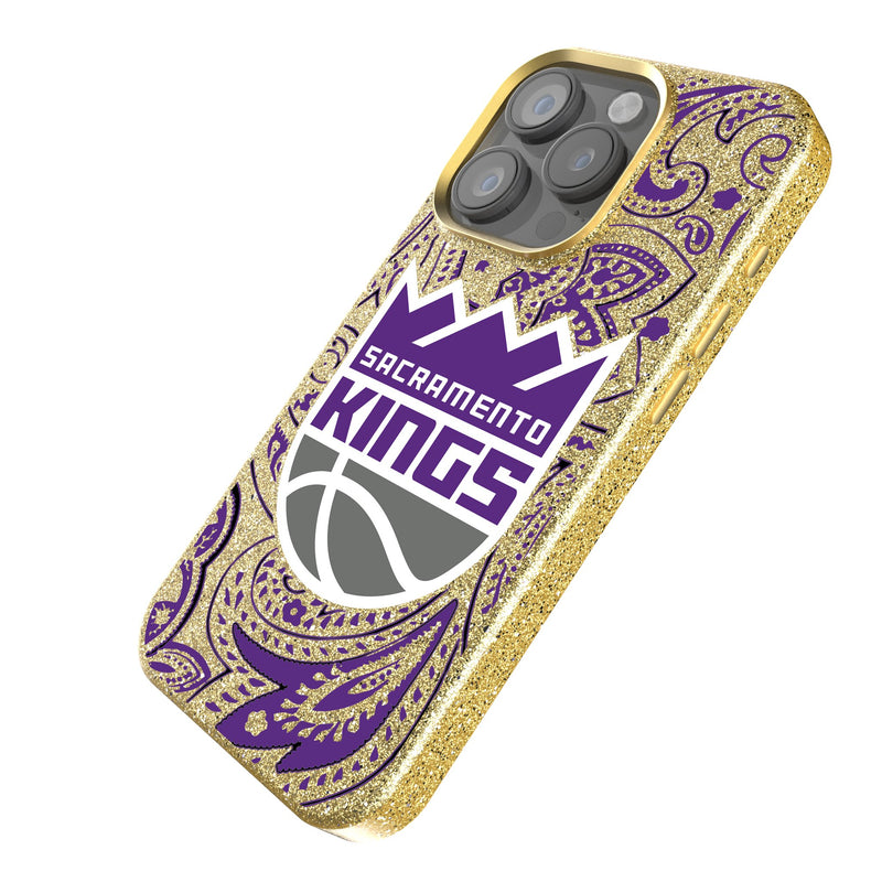 Sacramento Kings Paisley iPhone Bling Phone Case Iso.Jpg