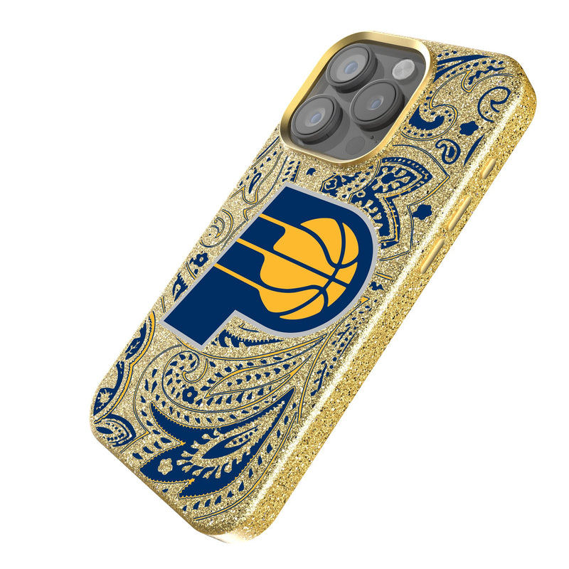 Indiana Pacers Paisley iPhone Bling Phone Case Iso.Jpg