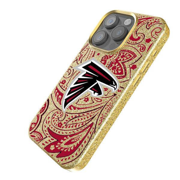 Atlanta Falcons Paisley iPhone Bling Phone Case Iso.Jpg