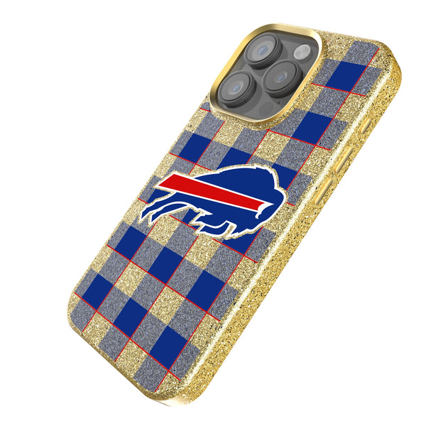 Buffalo Bills Plaid iPhone Bling Phone Case Iso.Jpg