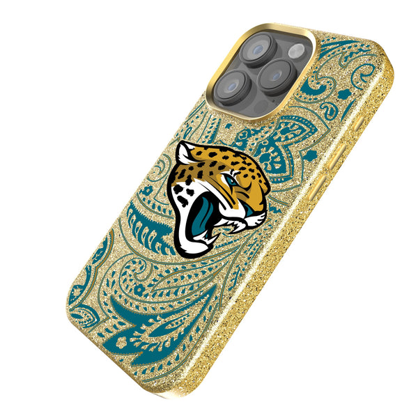 Jacksonville Jaguars Paisley iPhone Bling Phone Case Iso.Jpg