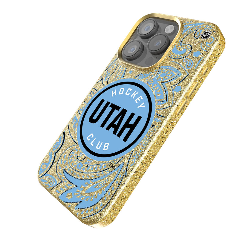 Utah Hockey Club Paisley iPhone Bling Phone Case Iso.Jpg