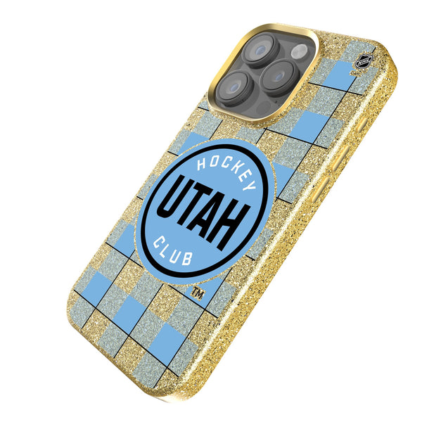 Utah Hockey Club Plaid iPhone Bling Phone Case Iso.Jpg