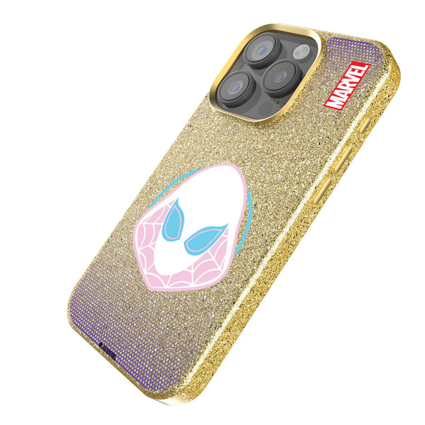 Marvel Spider-Gwen Grid iPhone Bling Phone Case Iso.Jpg