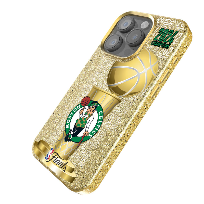 Boston Celtics 2024 NBA Champions iPhone Bling Phone Case Iso.Jpg