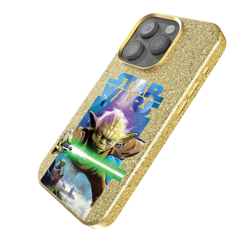 Star Wars Yoda Portrait Collage iPhone Bling Phone Case Iso.Jpg