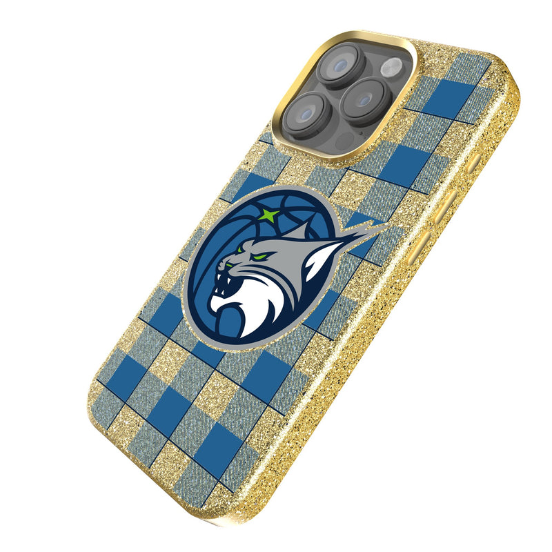 Minnesota Lynx Plaid iPhone Bling Phone Case Iso.Jpg