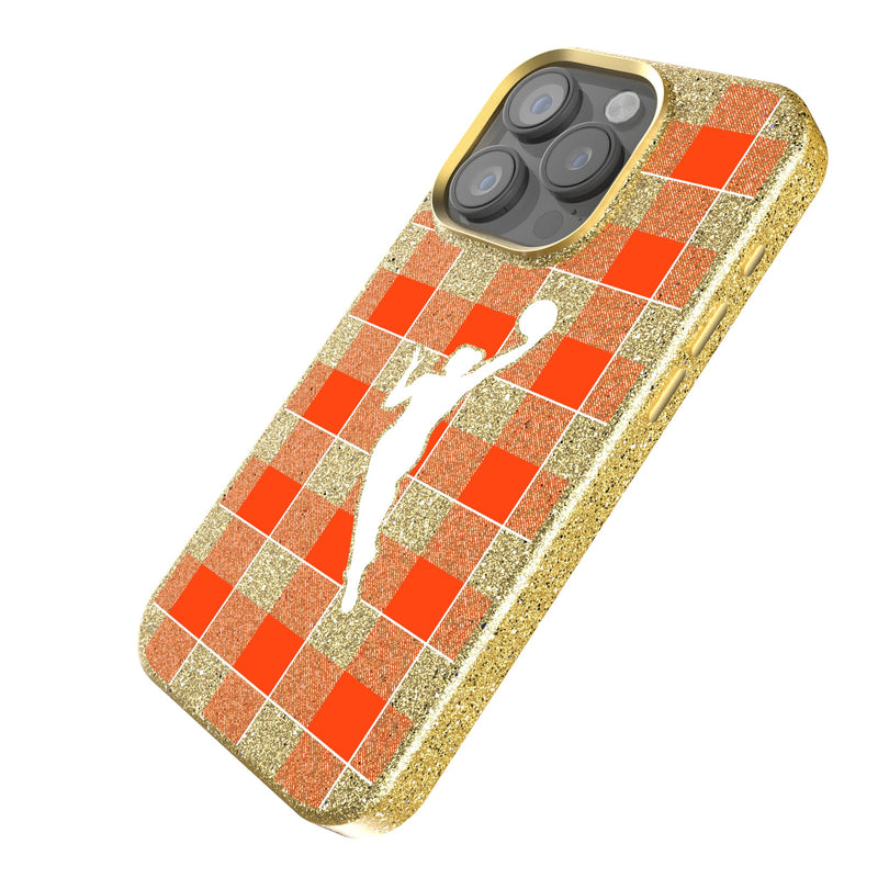 WNBA  Plaid iPhone Bling Phone Case Iso.Jpg