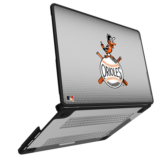 Baltimore Orioles 1954-1963 - Cooperstown Collection Linen MacBook Laptop Case Open.Jpg