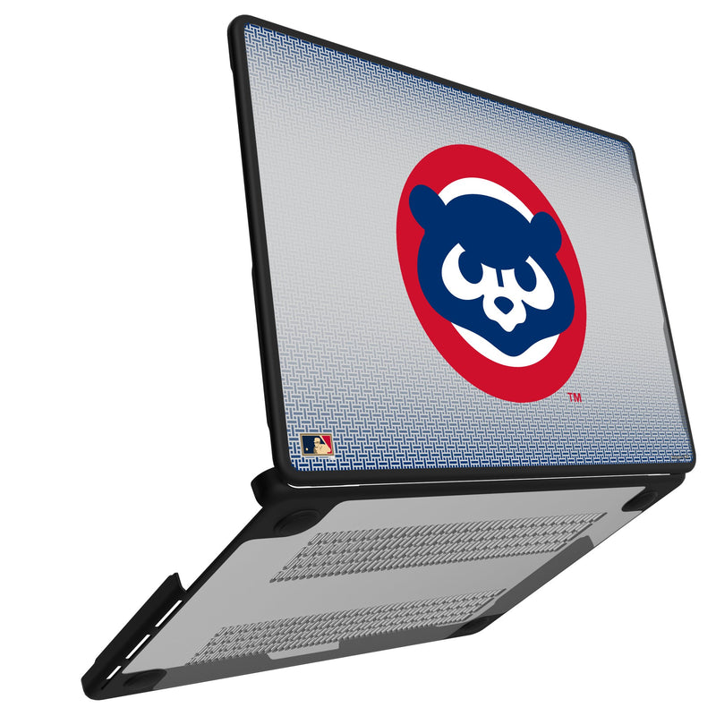 Chicago Cubs Home 1979-1993 - Cooperstown Collection Linen MacBook Laptop Case Open.Jpg