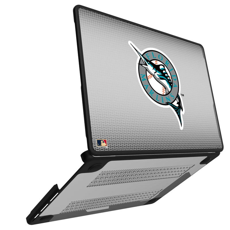 Miami Marlins 1993-2011 - Cooperstown Collection Linen MacBook Laptop Case Open.Jpg