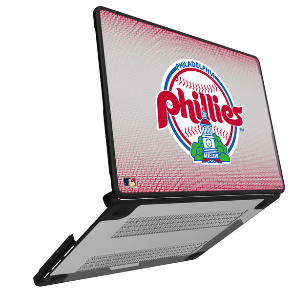 Philadelphia Phillies 1984-1991 - Cooperstown Collection Linen MacBook Laptop Case Open.Jpg