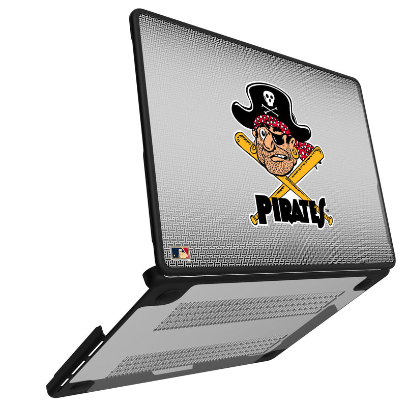 Pittsburgh Pirates 1958-1966 - Cooperstown Collection Linen MacBook Laptop Case Open.Jpg