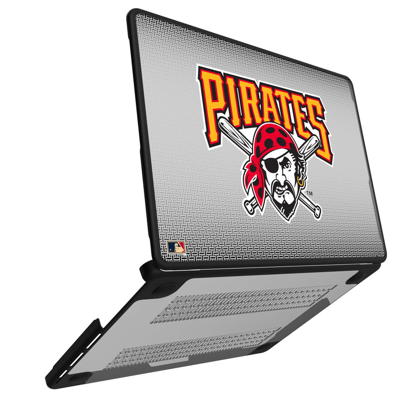 Pittsburgh Pirates 1997-2013 - Cooperstown Collection Linen MacBook Laptop Case Open.Jpg