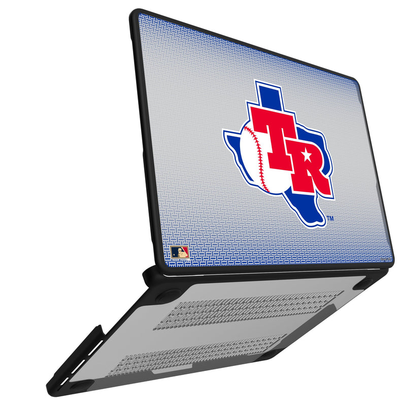 Texas Rangers 1981-1983 - Cooperstown Collection Linen MacBook Laptop Case Open.Jpg