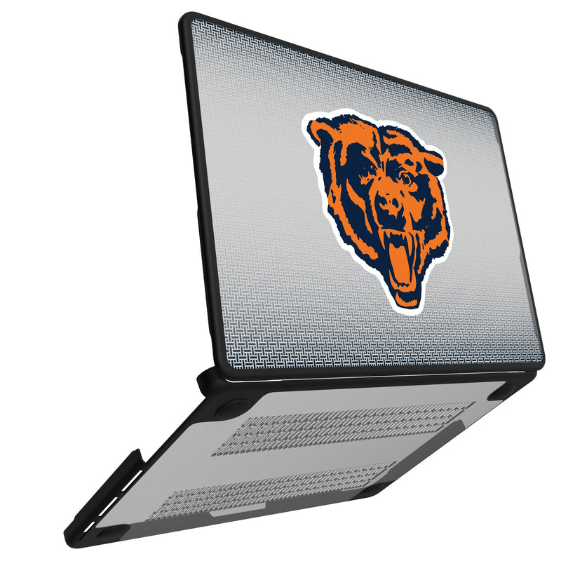 Chicago Bears 1946 Historic Collection Linen MacBook Laptop Case Open.Jpg