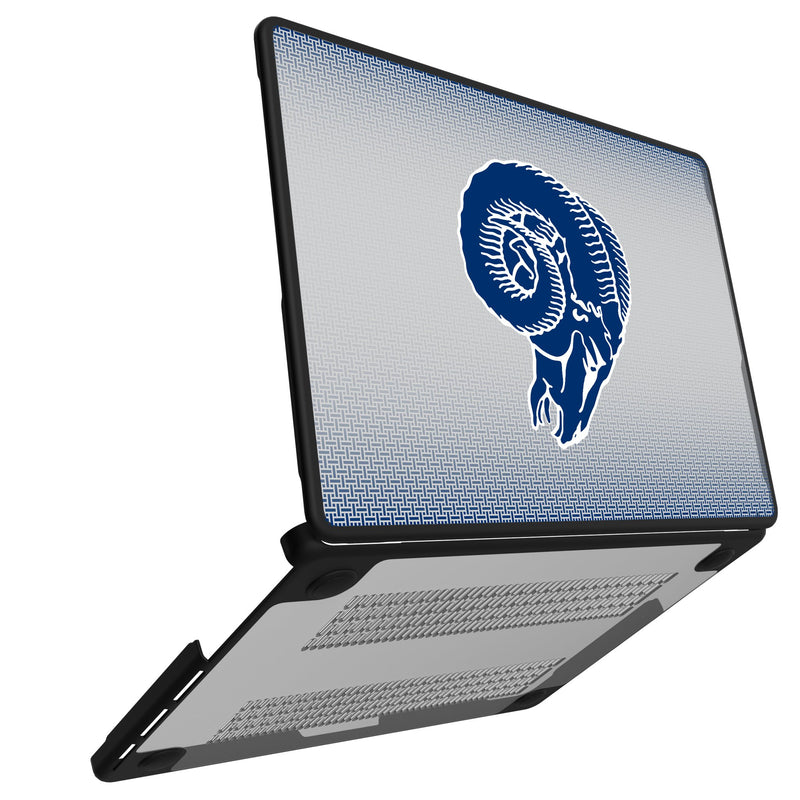 Los Angeles Rams Historic Collection Linen MacBook Laptop Case Open.Jpg